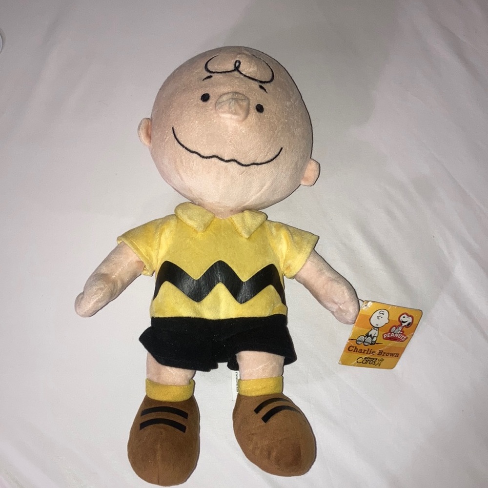 Kohls Cares Charlie Brown plush with tags